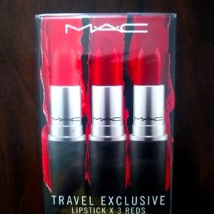 MAC 3 piece travel lipstick
